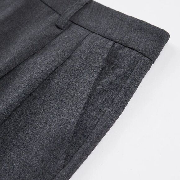 Commense Airstream Straight Leg Dress Pants Size XL Grey Cuffed High Waisted NWT - Picture 5 of 16